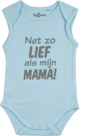 Rompertje - net zo lief als mama - in mint,roze of blauw 