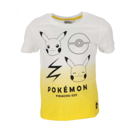 Pokemon t-shirt - Pickachu-wit