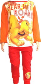 Lion King pyjama - meisjes- Oranje