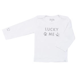 Frogs en Dogs -Lucky letters - jongens - Baby / Newborn / longsleeve