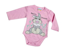 Disney - Bambi - Stampertje  - romper lange mouw - roze