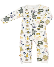 Frogs en Dogs- kraamcadeau - baby - boxpakje/onesie