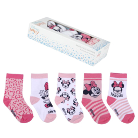 Minnie Mouse   - baby sokjes -  in cadeaudoos