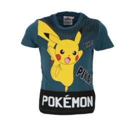 Pokemon - t-shirt - Pickachu - donkerblauw