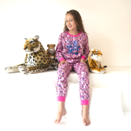 Frogs en Dogs - Wild Girl - meisjes - pyjama - hippe panter print