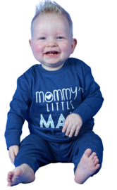 Fun2wear - mama - pyjama - kraamcadeau - baby/peuter-  in blauw