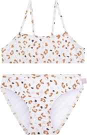 Swim Essentials Bikini Meisjes - UV Zwemkleding Meisjes - Kaki Panterprint
