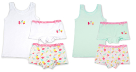 Funderwear - kleuter/kinder/tiener - Ondergoed sets - Icecream- 1+1