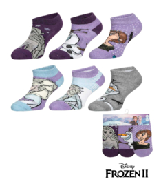 Frozen sneaker sokken 6 paar