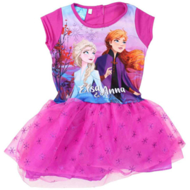 Disney Frozen - tule jurk - korte mouwen