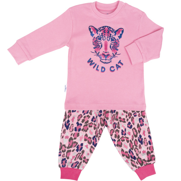 Frogs en Dogs - Wild Cat - meisjes - pyjama - hippe panter print