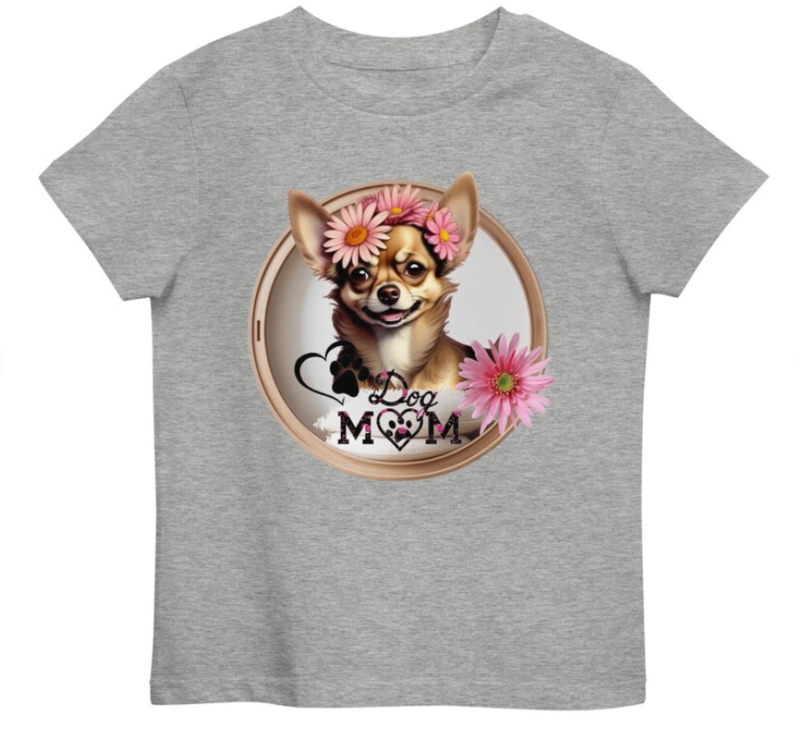 Dog Mom - t-shirt  - biologisch katoen