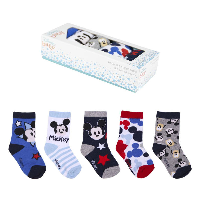 Mickey Mouse   - baby sokjes -  in cadeaudoos