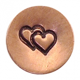 Heart Double, 4,25x5mm (UrbanBeader)