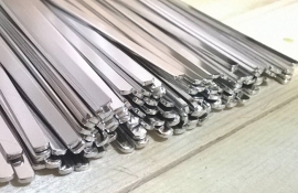 Armbandstrips aluminium 150x6mm (2mm dik) | 100 stuks