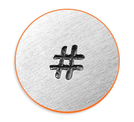 Hashtag, 3mm (ImpressArt)