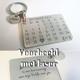 Sleutelhanger kalender