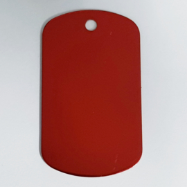 Dog tag, rood