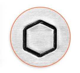 Hexagon, 6mm (ImpressArt)
