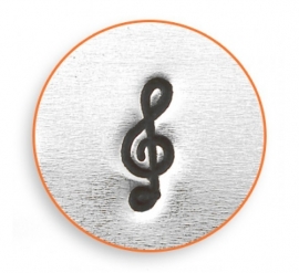 Treble Clef, 6mm (ImpressArt)