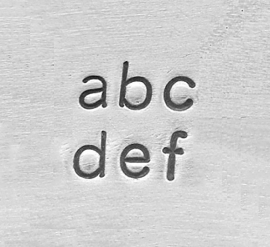 Sans Serif / Economy basic - kleine letters, 1,5mm