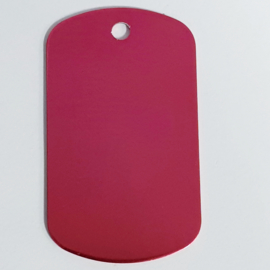 Dog tag, fuchsia