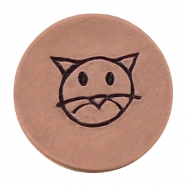 Cat Face, 5mm  (UrbanBeader)