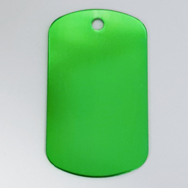 Dog tag, groen