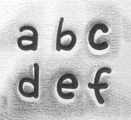 Juniper - kleine letters, 3mm