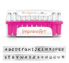 Bridgette - hoofdletters, 3mm