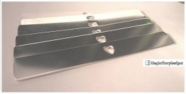 Armbandstrips 20mm breed - hart uit midden - 2mm dik