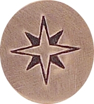 Compass Rose, 6mm  (UrbanBeader)