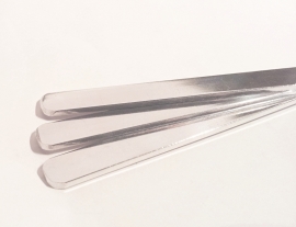 Armbandstrips 10mm breed - 2mm dik