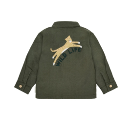 LD blouse deep olive