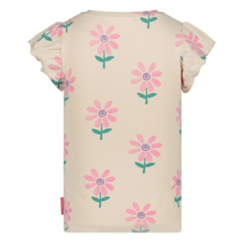 Jubel t-shirtje offwhite - Rolling into spring