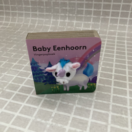 Vingerpopboekje baby eenhoorn