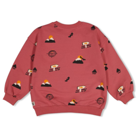 Sturdy sweater rood - Mountain Top