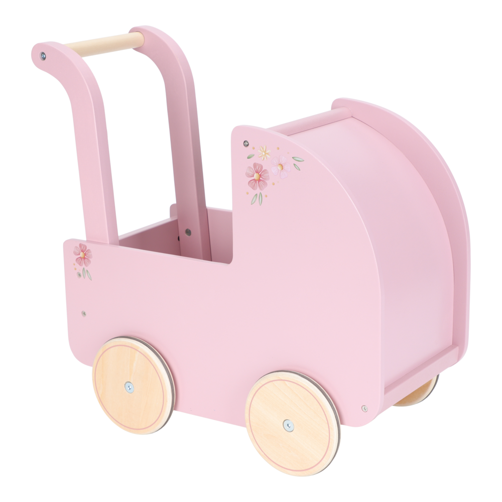 LD poppenwagen roze essentials