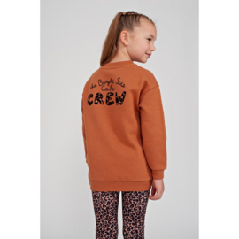 Jubel sweater camel met backprint - Chic City