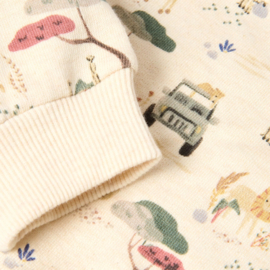 LD sweater safari print