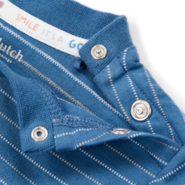 LD T-shirt indigo streep