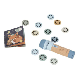 LD projector zaklamp blauw -Forest Friends
