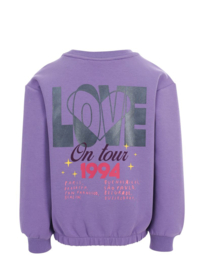 LOOXS Sweater Lila backprint