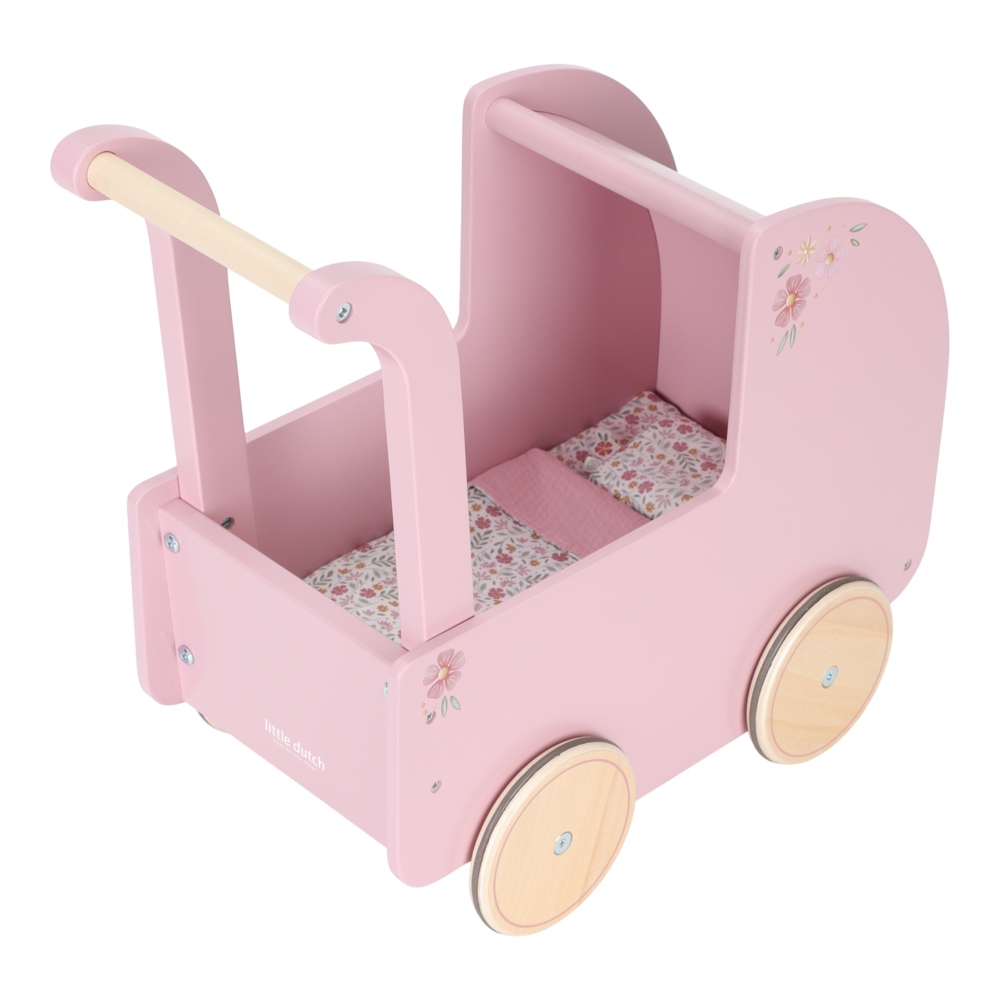 LD poppenwagen roze essentials