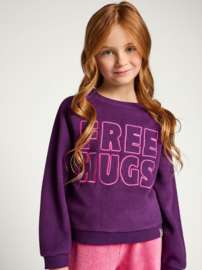 LOOXS Sweater Teddy Fleece Aubergine