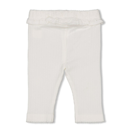 Feetje Flower Field legging offwhite