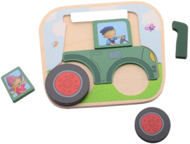 Fien en Teun puzzel tractor