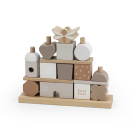 Label Label stapelhuisje Nougat