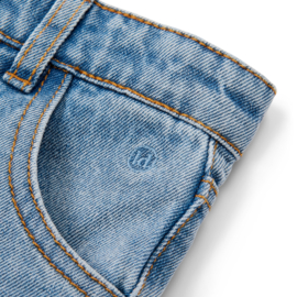 LD denim broek met ceintuur