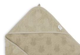 Jollein x Nijntje badcape olive green